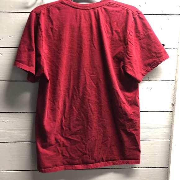 Adidas Mens Cleveland Cavaliers Team Go To Tee Dark Red Medium - Picture 3 of 5